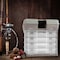 Leisure Sports Storage Toolbox, Durable Organizer Utility Box 4 Drawers, 19 Compartments Each for Supplies, (Gray) 734069QMY - alternate 3